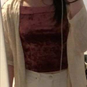 Forever 21 velvet top